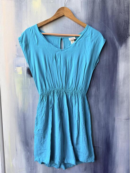 Mossimo Supply Co. Dresses & Skirts - Mossimo Turquoise Rayon Pocket Dress Small